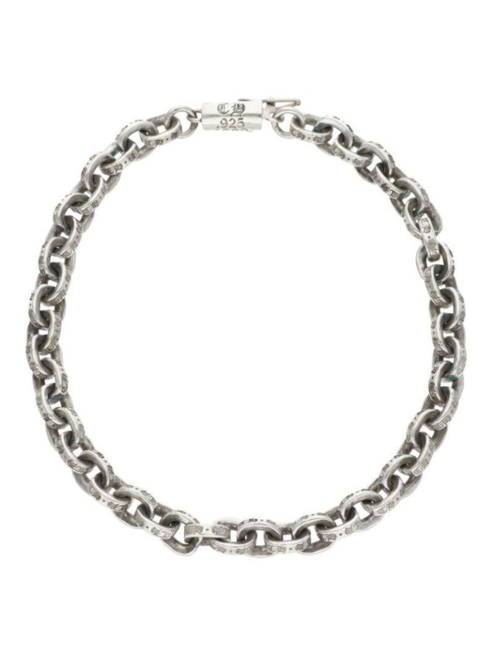 Chrome Hearts Paper Chain Silver Bracelet